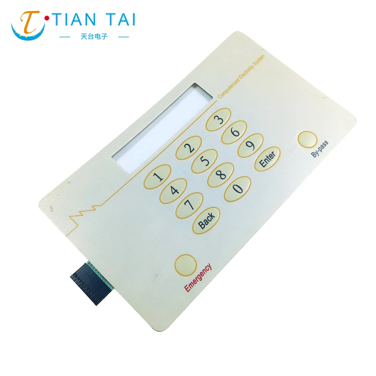 Gold-Plating Metal Dome Membrane Switch